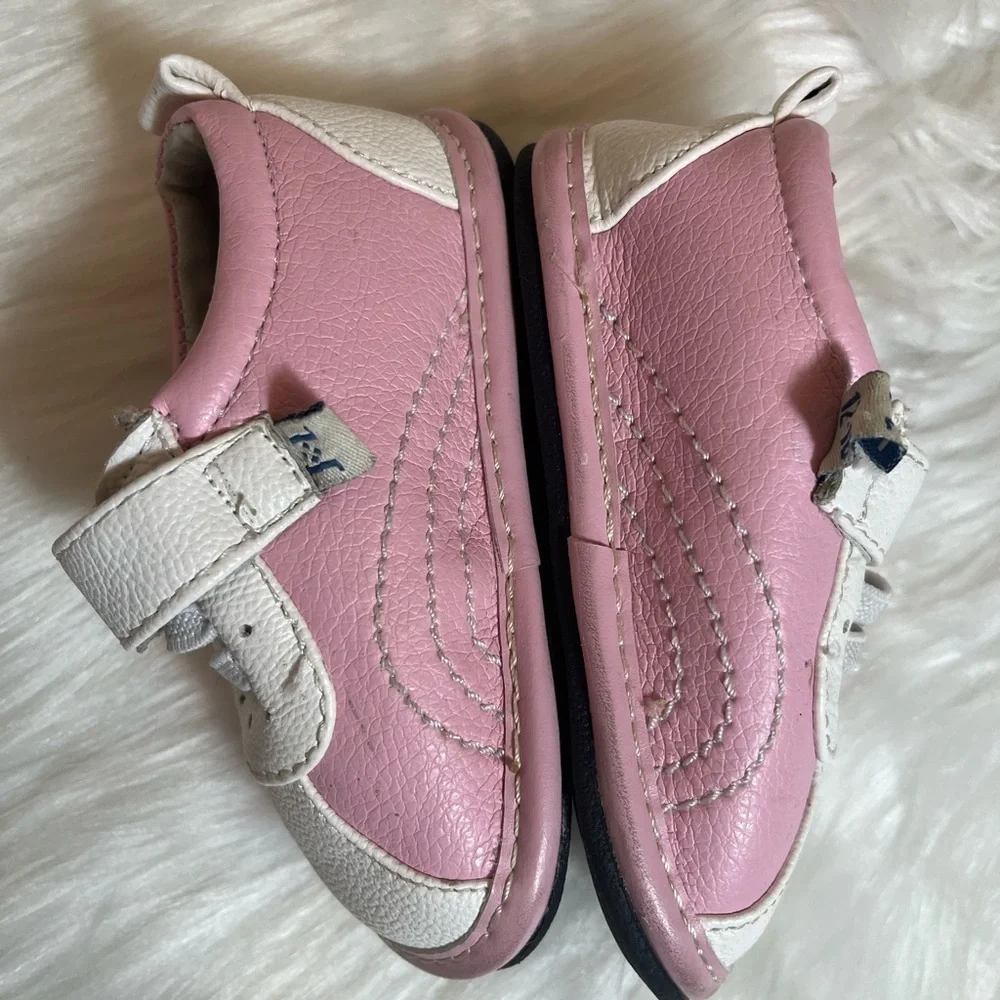 Jack and Lily Pink White Shoes